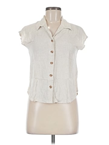 Blu Pepper Sleeveless Button-Down Shirt (view 1)