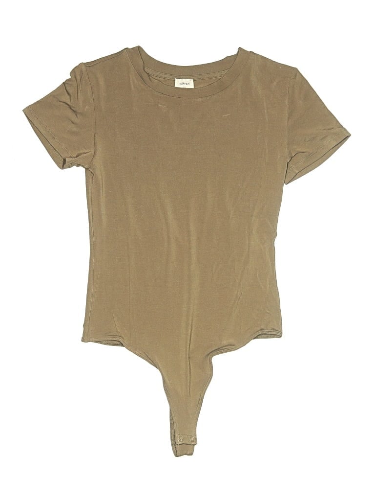 Pre-owned Wilfred Bodysuit In Tan