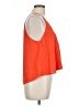 Lush 100% Rayon Orange Sleeveless Blouse Size L - photo 4