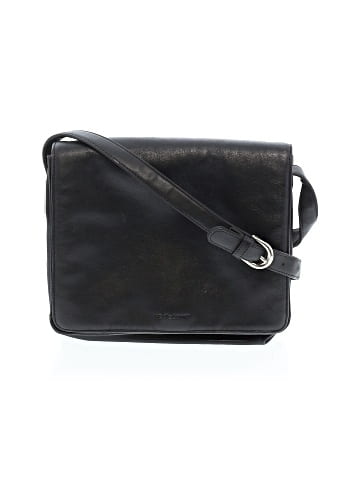 Liz Claiborne Leather Messenger (view 1)