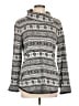 T by Talbots 100% Cotton Gray Turtleneck Sweater Size L - photo 1