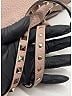 Valentino Pink Tan Vitello Small Rockstud Tote One size - photo 8