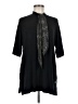 Double D Ranch Black Short Sleeve Turtleneck Size M - photo 1