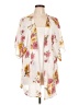 Maurices 100% Polyester Ivory Kimono Size Lg - XL - photo 1