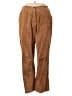 Terry Lewis 100% Leather Brown Leather Pants Size 16 - photo 1