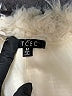TCEC 100% Polyester Ivory Faux Fur Vest Size M - photo 6