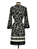 H&M 100% Polyester Print Black Casual Dress Size 4 - photo 2