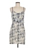 Forever 21 Contemporary 100% Polyester Paisley Silver Cocktail Dress Size M - photo 1