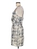 Forever 21 Contemporary 100% Polyester Paisley Silver Cocktail Dress Size M - photo 5