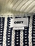 Obey 100% Acrylic Stripes Blue Pullover Sweater Size L - photo 7