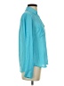 Express 100% Polyester Teal Long Sleeve Blouse Size XS - photo 4