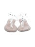 Steve Madden White Silver Sandals Size 6 1/2 - photo 2