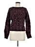 Tahari 100% Nylon Paisley Burgundy Pullover Sweater Size M - photo 1