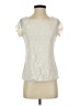Fever Ivory Short Sleeve Top Size S - photo 1