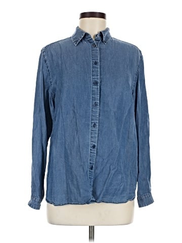 & Other Stories Long Sleeve Button-Down Shirt (view 1)