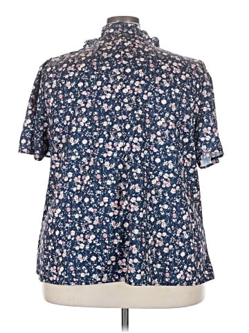 Curves Short Sleeve Blouse (view 2)