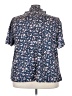 Curves Floral Blue Short Sleeve Blouse Size 6XL - photo 2