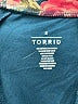Torrid Floral Blue Active Pants Size 2X Plus (2) - photo 4