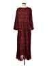 Zara Animal Print Red Casual Dress Size S - photo 1