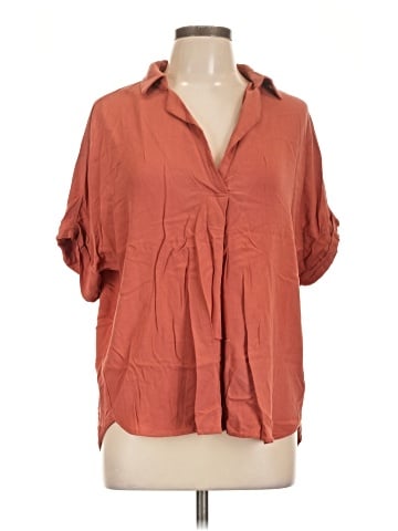 All in Favor Short Sleeve Blouse (view 1)