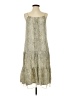 Rails 100% Polyester Tan Silver Casual Dress Size S - photo 1