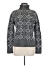 Talbots Houndstooth Gray Turtleneck Sweater Size M - photo 1