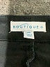 Boutique + Solid Black Blue Casual Pants Size 14 Plus - photo 4