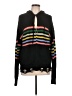 Assorted Brands 100% Acrylic Stripes Black Pullover Sweater Size L - photo 1