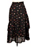 Influence 100% Polyester Floral Black Casual Skirt Size 6 - photo 1