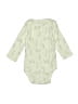 Carter's 100% Cotton Print Green Long Sleeve Onesie 6-9 MO / 9 MO - photo 1