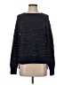 Stella & Dot Chevron-herringbone Blue Pullover Sweater Size S - photo 1