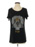 Assorted Brands Graphic Black Short Sleeve Top Size S (estimated) - photo 1