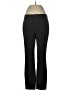 Ecru Solid Black Dress Pants Size 8 - photo 1
