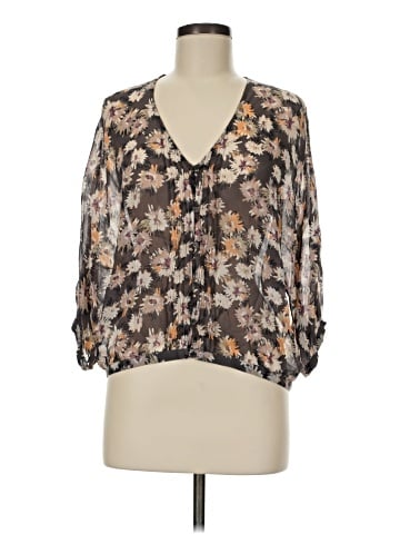 Hinge 3/4 Sleeve Blouse (view 1)