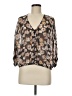 Hinge Brown 3/4 Sleeve Blouse Size M - photo 1