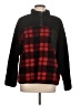Seven7 100% Polyester Plaid Black Pullover Sweater Size L - photo 1