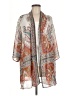 Soft Surroundings 100% Polyester Gray Kimono Size M - photo 1