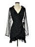 Superdown 100% Polyester Stars Black Cocktail Dress Size S - photo 1
