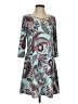 Honeyme Paisley Teal Casual Dress Size S - photo 1