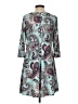 Honeyme Paisley Teal Casual Dress Size S - photo 2