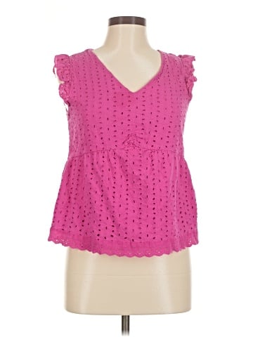 Ultra Pink Sleeveless Blouse (view 1)