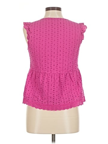 Ultra Pink Sleeveless Blouse (view 2)