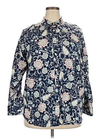 Chaps Long Sleeve Blouse (view 1)