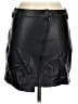 Dear John 100% Polyester Black Faux Leather Skirt Size 28 waist - photo 1