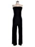 Isabella Solid Black Jumpsuit Size L - photo 1