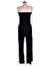 Isabella Solid Black Jumpsuit Size L - photo 2