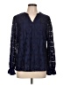 Rumia Blue Long Sleeve Blouse Size L - photo 1