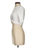 HASHTTAG intrend Ivory Short Sleeve Turtleneck Size S - photo 5