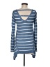 Cache 100% Rayon Blue Long Sleeve T-Shirt Size M - photo 2