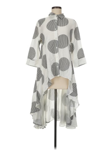 P. Luca Milano 3/4 Sleeve Button-Down Shirt (view 1)